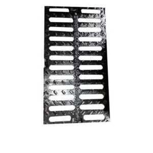 Ductile iron gully grating for road drainage and stormwater collection
