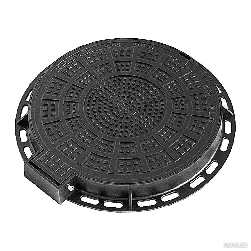 D400 ductile iron manhole cover with frame