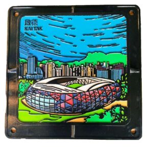 Custom logo manhole cover with cast artwork