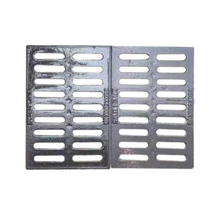 Heavy duty cast iron drainage grating for road drainage