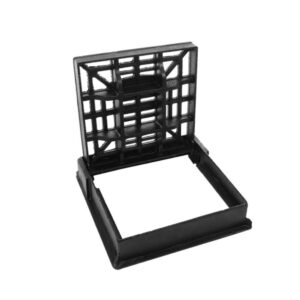 Open gully grating and frame for stormwater drainage
