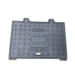 Rectangular ductile iron manhole cover for municipal drainage projects