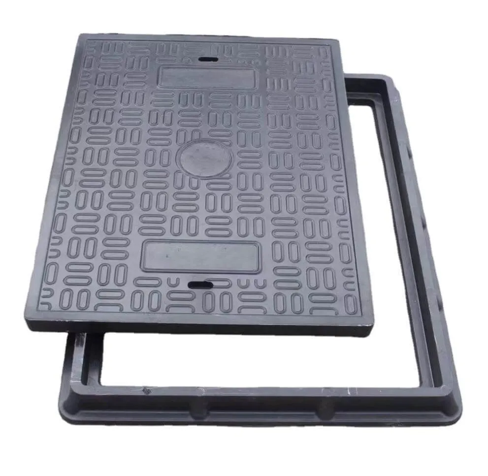 Frame detail of D400 ductile iron manhole cover
