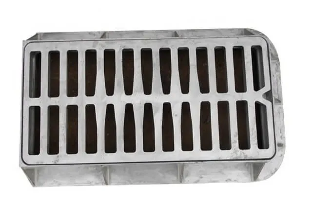 Ductile iron gully grating frame detail